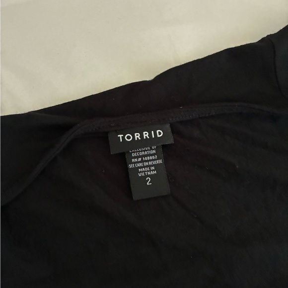 Torrid black wrap cardigan - Picture 4 of 5